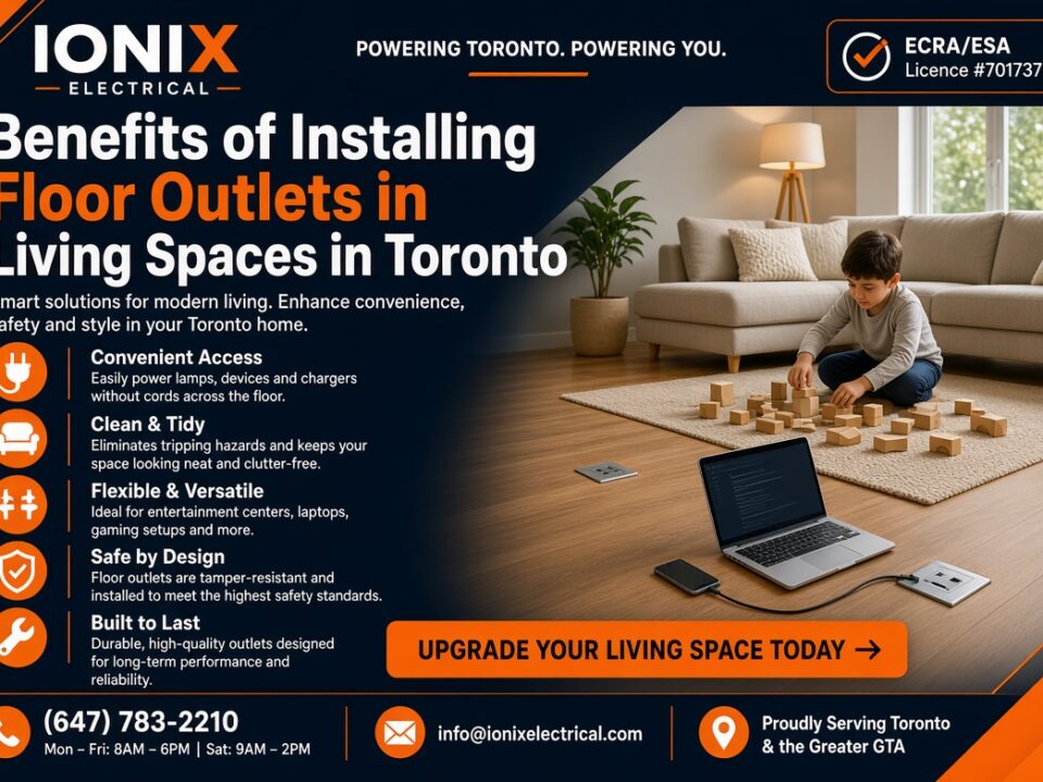 BENEFITS OF INSTALLING FLOOR OUTLETS IN LIVING SPACES IN TORONTO BENEFITS OF INSTALLING FLOOR OUTLETS IN LIVING SPACES IN TORONTO