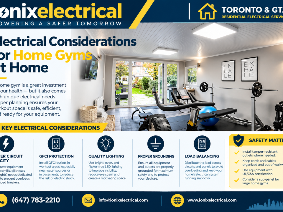 ELECTRICAL CONSIDERATIONS FOR HOME GYMS IN TORONTO ELECTRICAL CONSIDERATIONS FOR HOME GYMS IN TORONTO